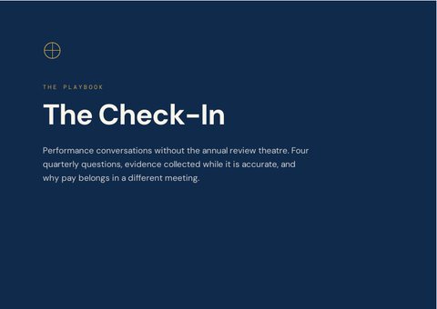 Cover of The Check-In