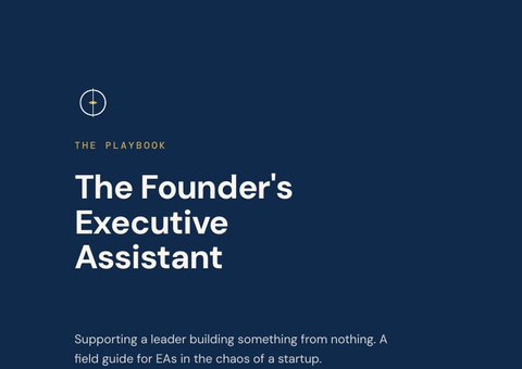 Cover of The Founder's Executive Assistant