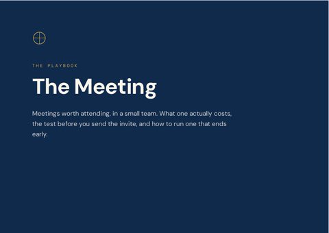 Cover of The Meeting