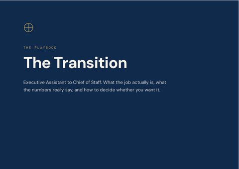 Cover of The Transition
