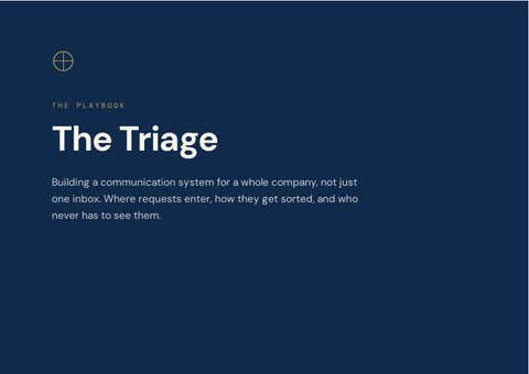 Cover of The Triage